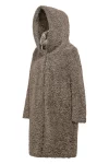 Cappotto lungo effetto agnellino Bomboogie 3