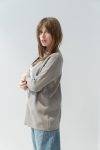 Cardigan aperto in maglia inglese White Wise