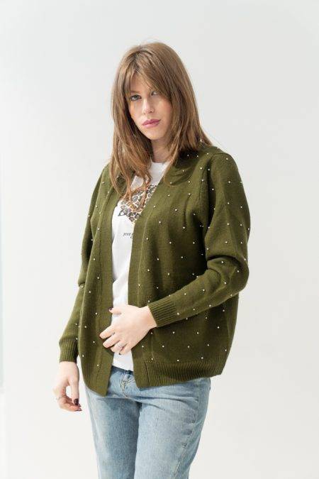 Cardigan con tasche e applicazioni Jijil (4)
