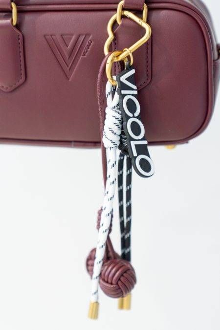 Charms con cordini e logo Vicolo