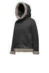 Giacca con cappuccio effetto shearling Bomboogie
