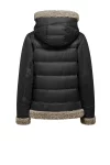 Giacca con cappuccio effetto shearling Bomboogie