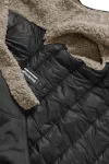Giacca con cappuccio effetto shearling Bomboogie