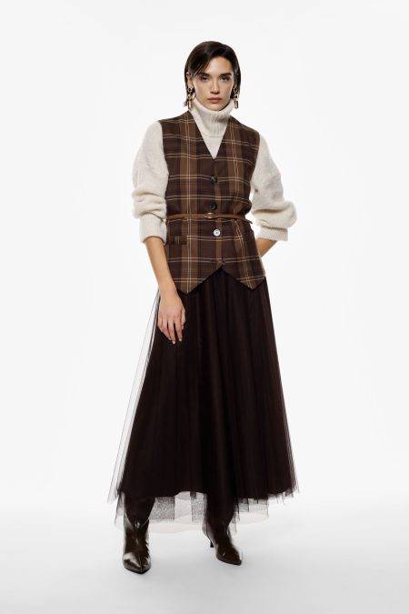 Gonna ampia con tulle Imperial