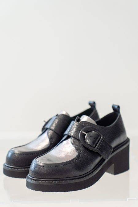 Mocassino con fibbia e tacco Jeannot (2)