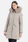 Parka 3 4 imbottito in vera piuma Canadiens
