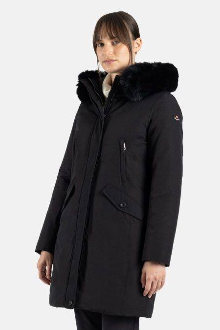 Parka 3 4 imbottito in vera piuma Canadiens