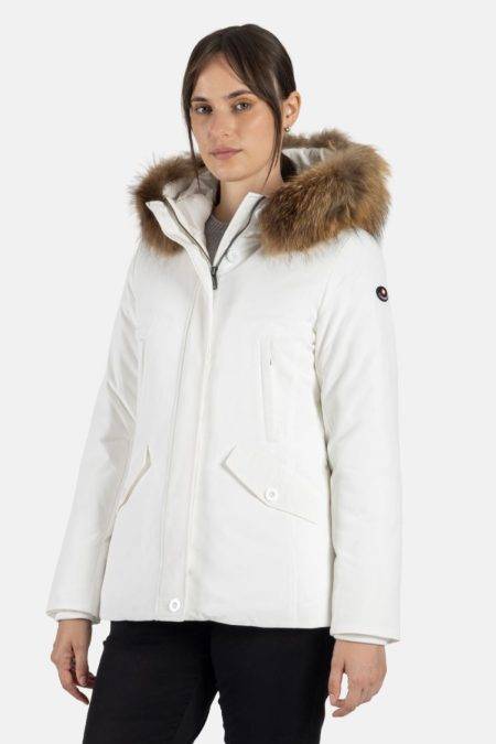Parka corto imbottito in vera piuma Canadiens