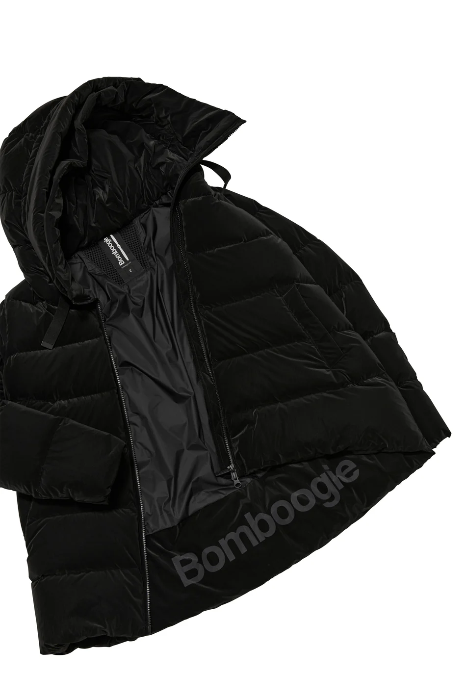 Piumino in Nylon Effetto Velluto Bomboogie 2 Piumino in Nylon Effetto Velluto Bomboogie 2