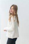 Pull girocollo con tasche pura lana Solotre (1)