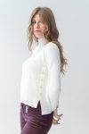 Pullover con collo alto a coste Diana Gallesi (5)