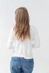 T Shirt a maniche lunghe con strass GiglioRosso (1)