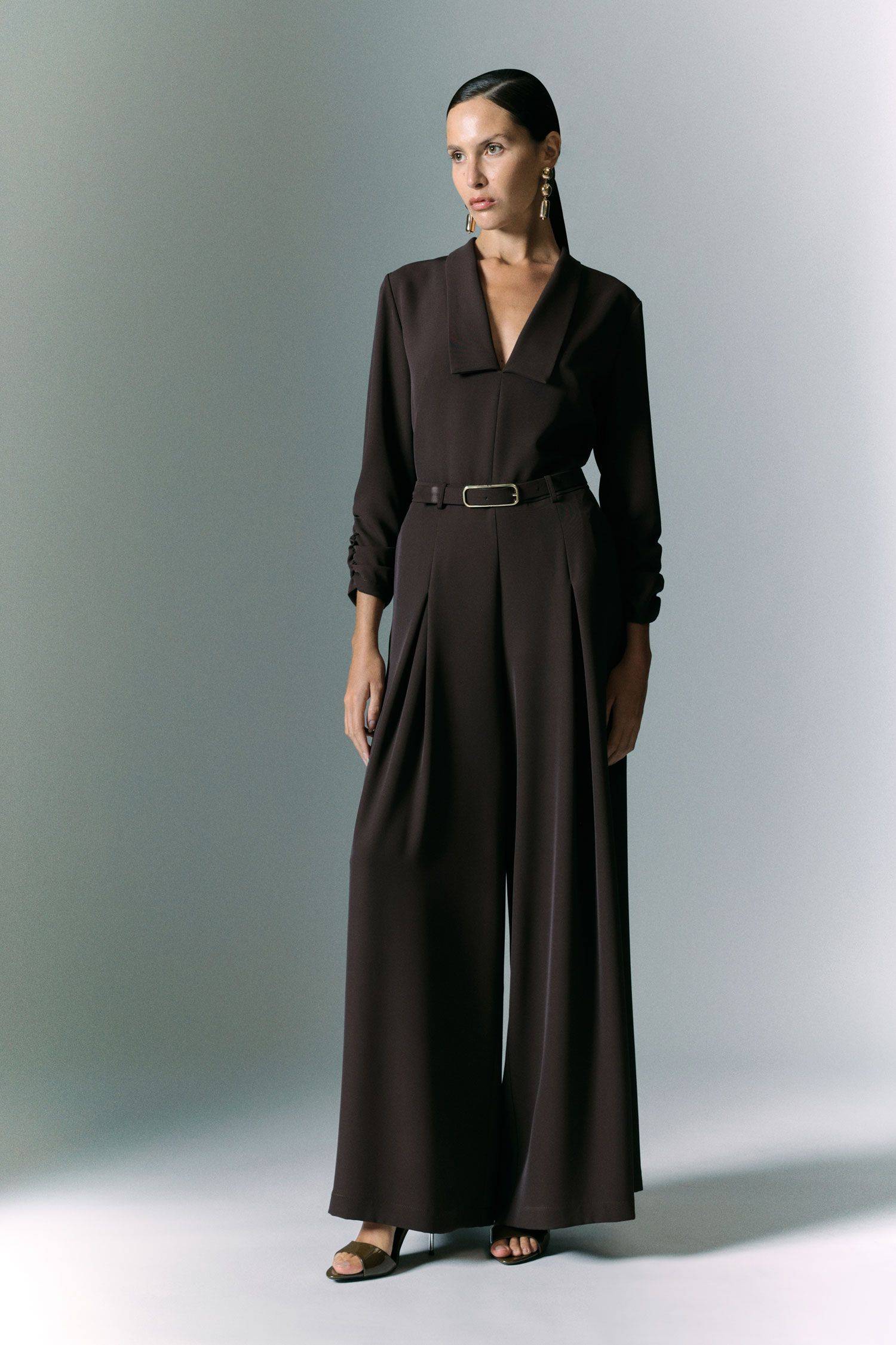Chunpin Tuta Da Donna Con Scollo Quadrato E Maniche Corte - Colore Nude, Taglia X-Large
