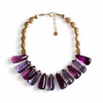 Collana girocollo con pietre in resina Mya Accessories