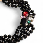 Collana girocollo multifilo con sfere Mya Accessories