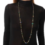 Collana lunga con pietre in vetro Mya Accessories 1