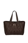 Borsa in matelassé con Oval T Twinset