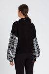 Cardigan check con paillettes Twinset Actitude