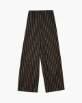 Pantaloni gessati a palazzo Jijil