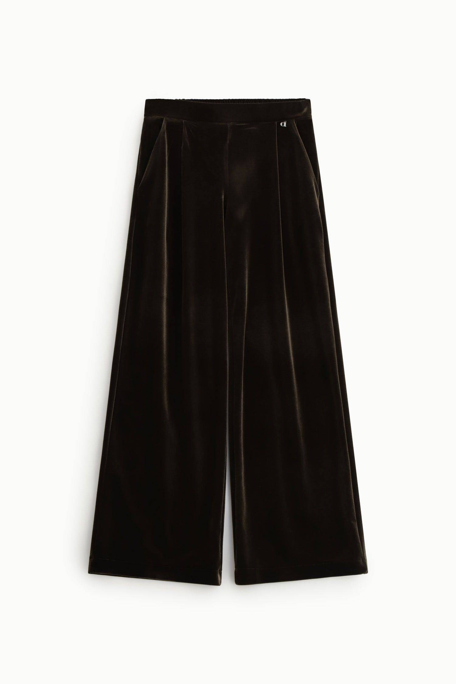 Pantaloni palazzo in velluto Dixie 2 Pantaloni palazzo in velluto Dixie 2