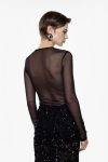 Top in tulle e applicazioni Imperial