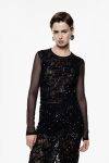 Top in tulle e applicazioni Imperial