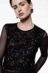 Top in tulle e applicazioni Imperial