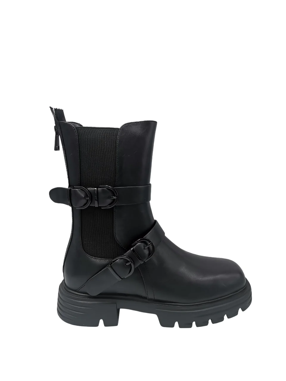 Anfibio in pelle con fibbie Jeannot Anfibio in pelle con fibbie Jeannot