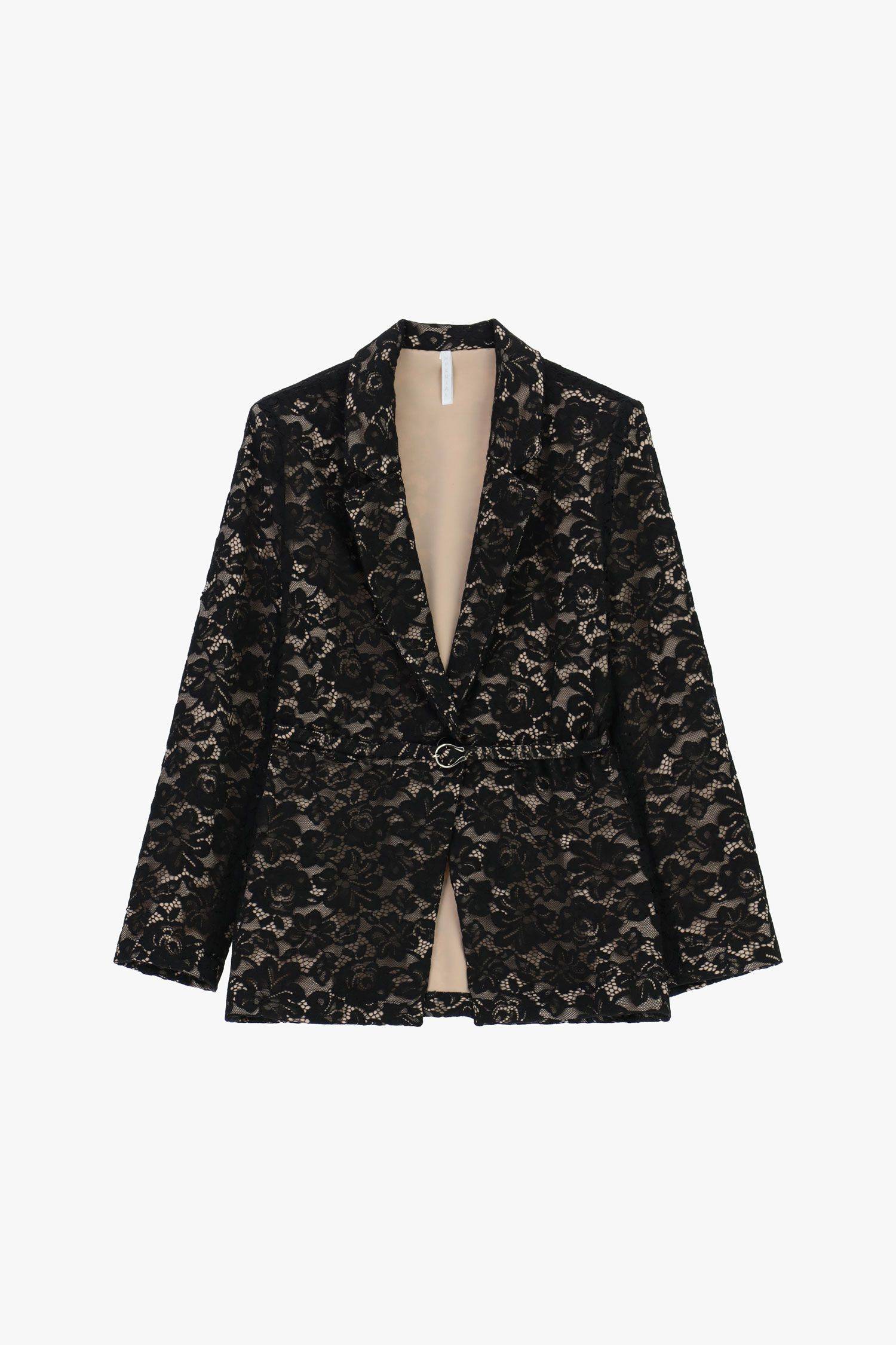 Blazer in pizzo con cintura Imperial 2 Blazer in pizzo con cintura Imperial 2