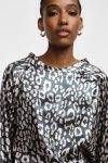 Blusa con stampa animalier Please