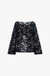 Blusa in pizzo velluto con schiena scoperta Please 1