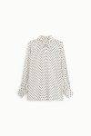 Camicia satinata a pois Dixie