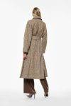 Cappotto lungo fantasia spigata con cintura Imperial 4