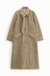 Cappotto lungo fantasia spigata con cintura Imperial 4