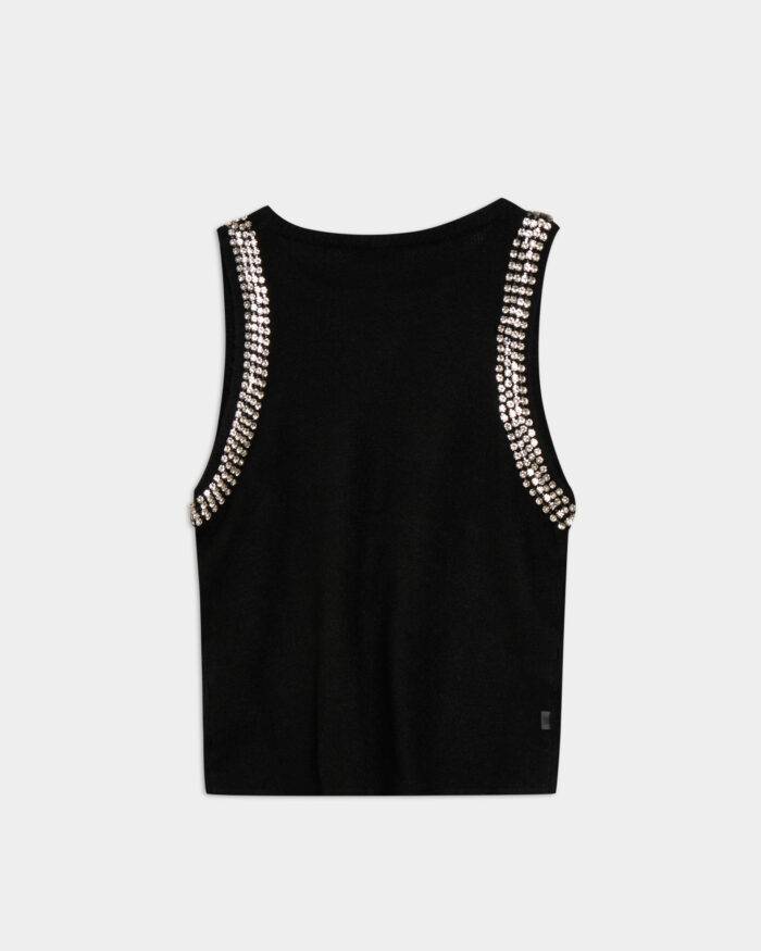 Gilet in maglia con applicazioni Jijil 0 Gilet in maglia con applicazioni Jijil 0