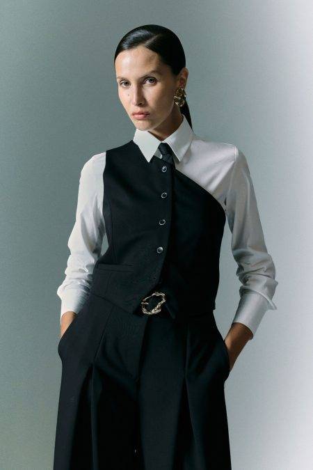 Gilet monospalla con bottoni Imperial