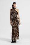 Gonna lunga stampa animalier vita alta Dixie