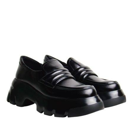 Mocassino in pelle con fondo in gomma Jeannot