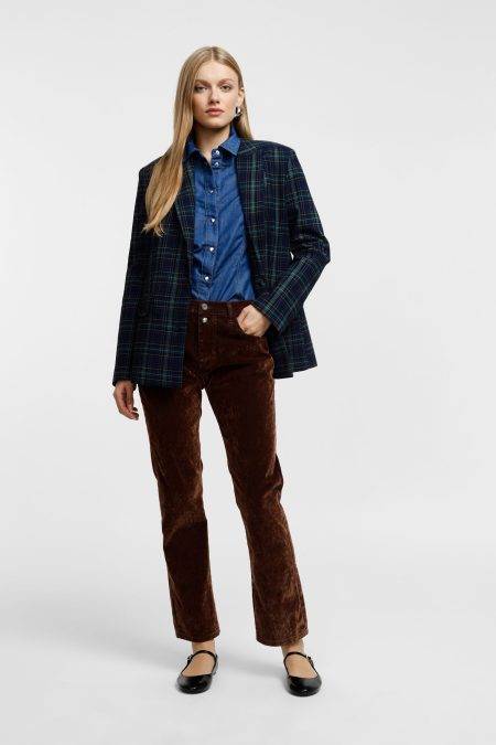Pantaloni flare chino fit Please