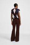 Pantaloni flare in velluto a coste Please 0