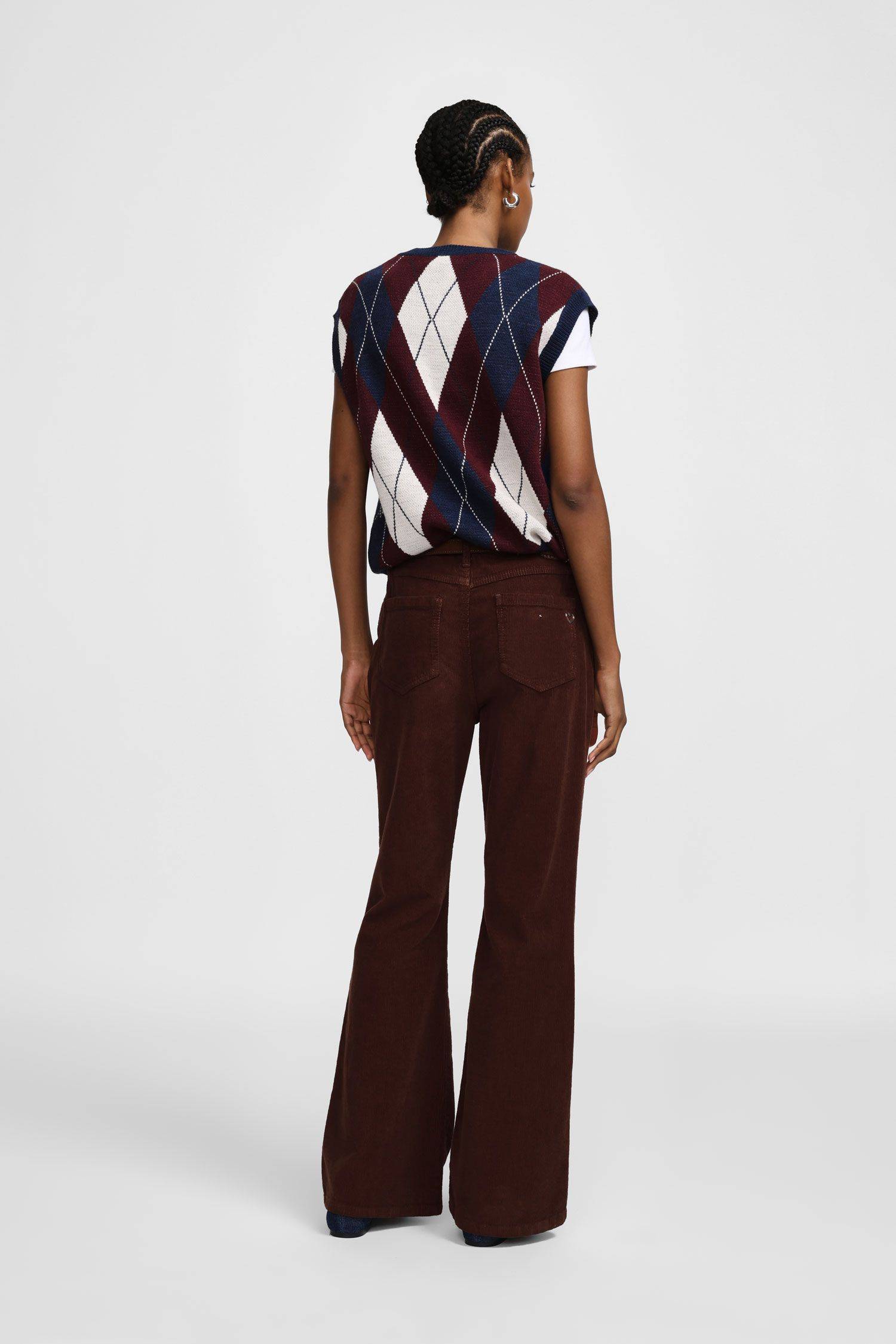 Pantaloni flare in velluto a coste Please 1 Pantaloni flare in velluto a coste Please 1
