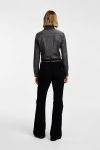 Pantaloni flare in velluto a coste Please 0