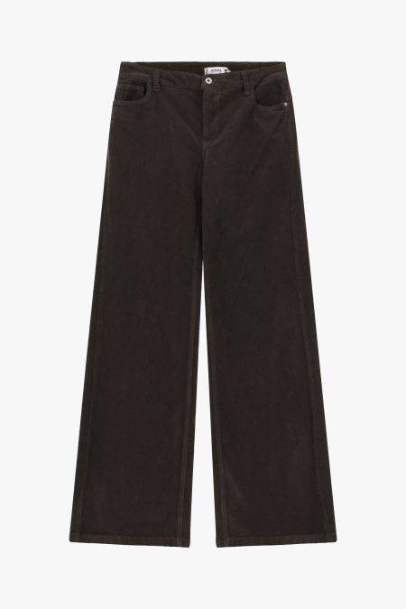 Pantaloni palazzo vita regular con tasche Please