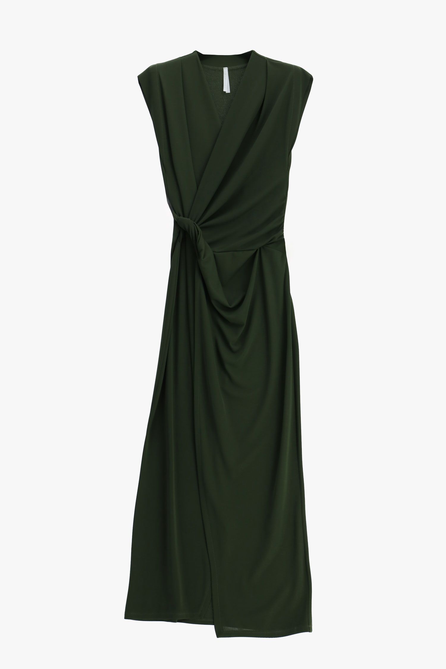Abito lungo con drappeggio e scollo V Imperial 2 Abito lungo con drappeggio e scollo V Imperial 2
