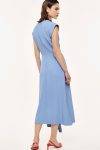 Abito midi con cut out e fiore Imperial