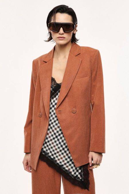 Blazer doppiopetto effetto lino Imperial