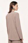 Blazer monopetto a righe con tasche a patta Imperial
