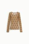 Blusa girocollo in pizzo Imperial