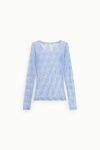 Blusa girocollo in pizzo Imperial
