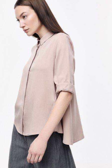 Camicia con maniche risvoltate Imperial